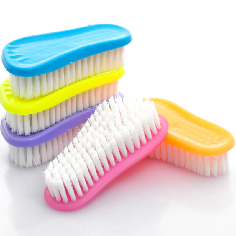 Plastic soft shoe brush for laundry for home use