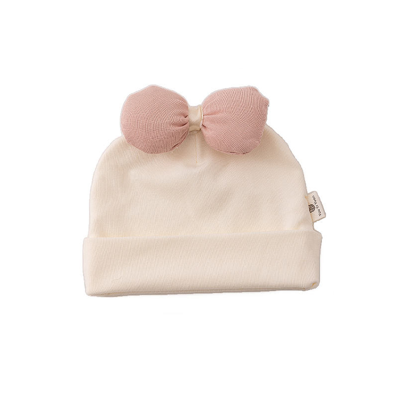 Bebés primavera y otoño delgada puerta de chimenea gorra bebé 0 - marzo recién nacido gorra de mes pequeño gorra