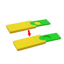 小魔币硬币魔盒 硬币消失出现硬币宝盒 儿童益智玩具近景魔术道具