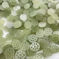 Завод оптовой продажи натурального Hutian Jade Qinghai Материал лотоса корень лотоса Аксессуары DIY ювелирные изделия ручной работы