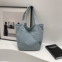 ナイロンバッグレディース日本製防水ナイロンカジュアルショルダーバッグデザインニッチ大容量通勤トートバッグ