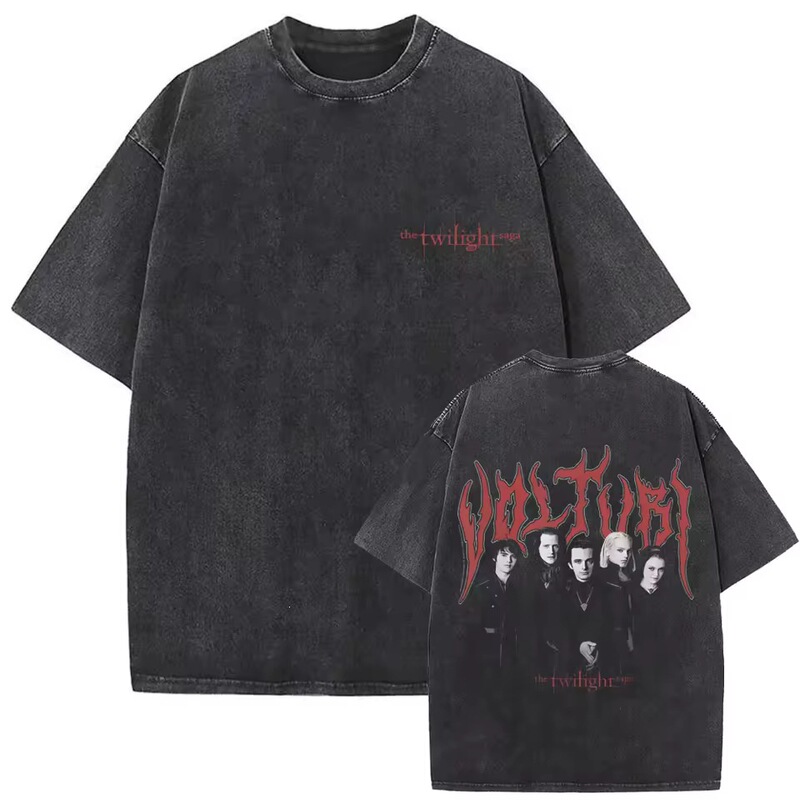Washed Vintage Twilight Series Heavy Metal Graphic T-Shirt Vampire Robert Pattinson Edward t Washed Vintage Twilight Series Heavy Metal Graphic T-Shirt Vampire Robert Pattinson Edward t