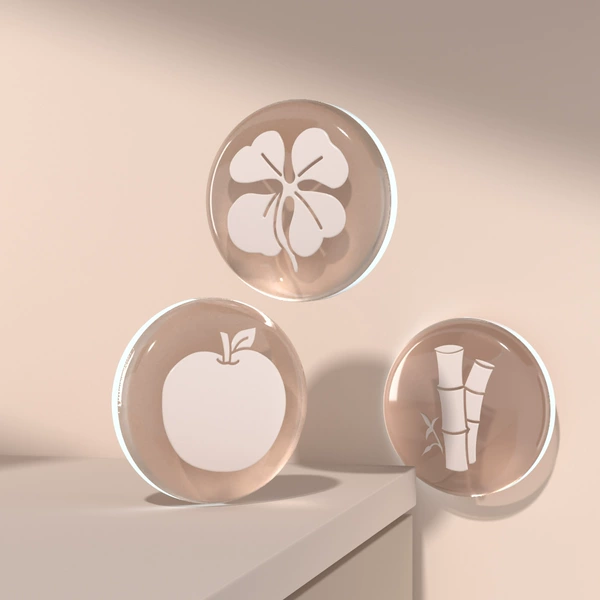 【3 packages】round, no stickers, no marks [extra thick 10MM]