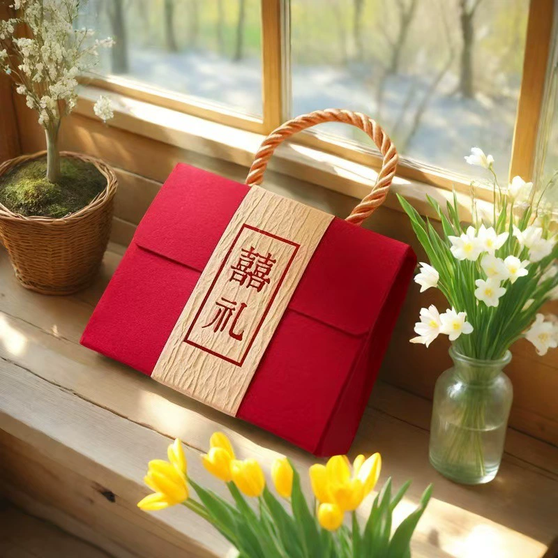 Новая свадебная коробка для конфет в китайском стиле, портативная сувенирная свадебная коробка для конфет, высококачественная свадебная коробка для конфет, оптовая продажа от производителя