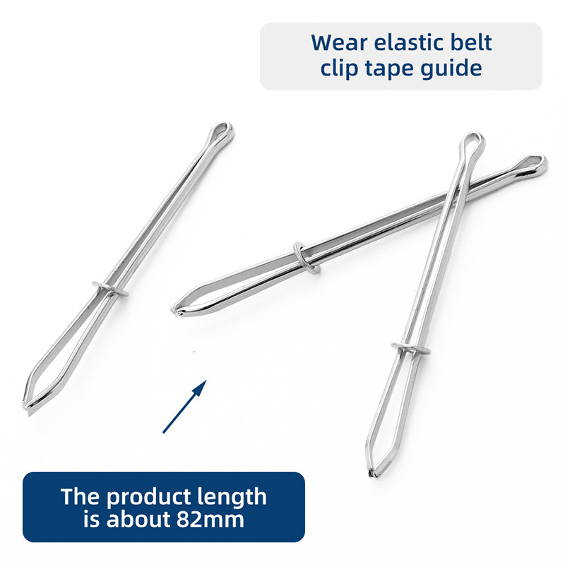 Fabricante al por mayor cinturón de pantalón clip elástico coser herramienta de bricolaje cinturón de correa de goma dispositivo de banda de goma clip de banda elástica