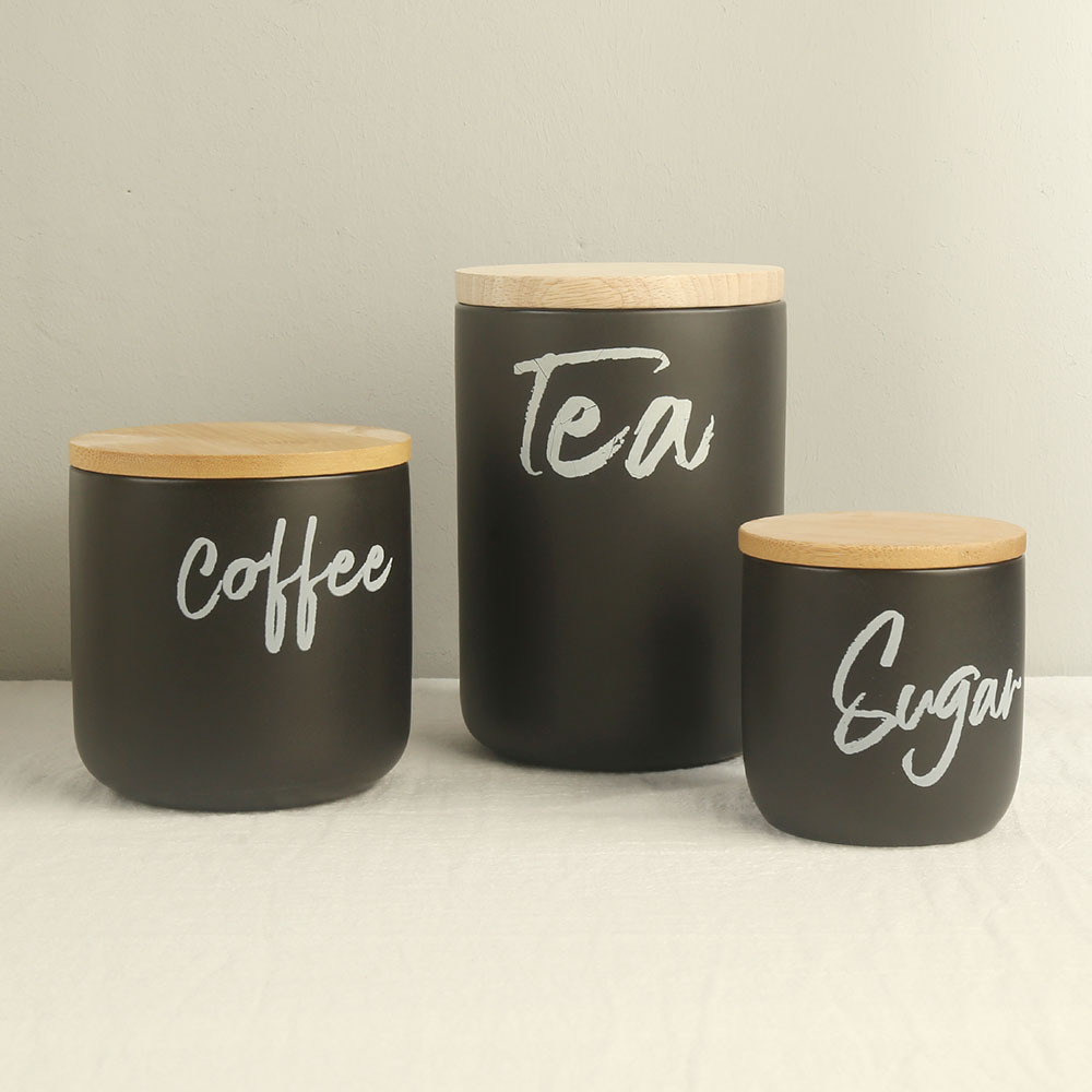 Bolsas de café al por mayor transfronterizas, bolsas de té, granos de café, cajas de almacenamiento de cerámica, tanques de sellado de cerámica