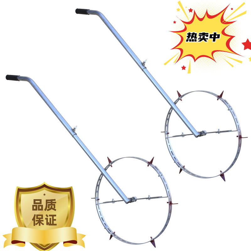 손으로 밀어 디스크 탈착식 및 조절식 식물 간격 심기 - 열로 밀어 두꺼워진 손으로 밀어 식물 간격 심기 2 세트