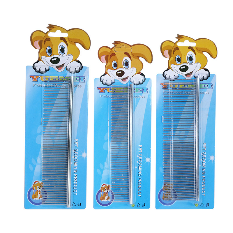 メーカー直送 ペット用ステンレス製グルーミングコーム 犬の毛のもつれ解消コーム テディ・ゴールデンレトリバー用浮毛除去コーム 美容コーム 卸売|undefined
