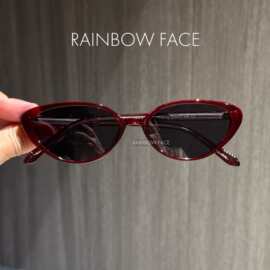 2026新款近视墨镜猫眼墨镜女可配近视度数红色玳瑁色镜框防紫外线