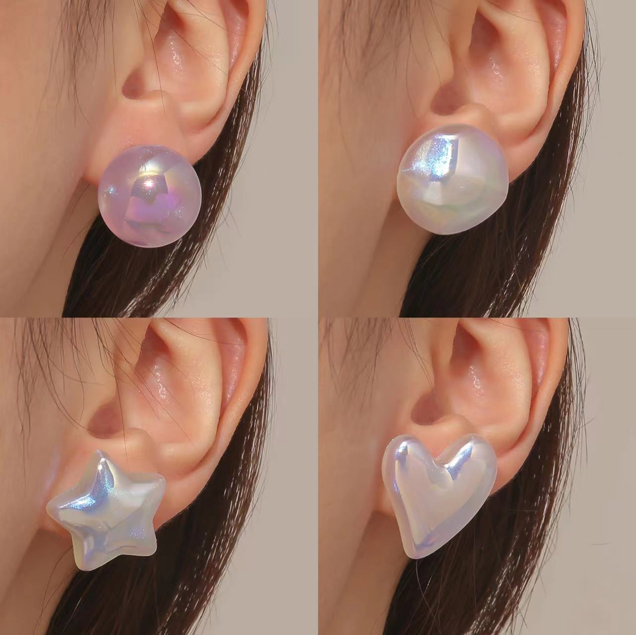 Vintage Imitation Natural Pearl Shaped Earrings