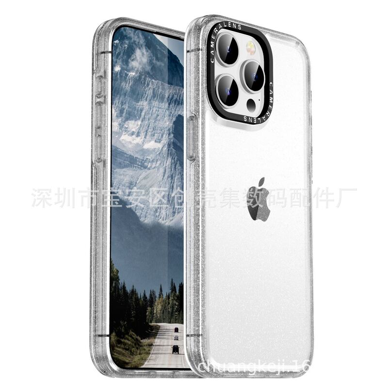 Suitable for iPhone 15 Kaia Protective Case Caesfity Flash Protective Case with Camera Protection Ring