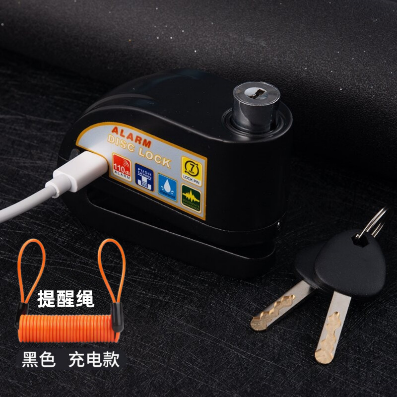 Cerradura de válvula con alarma de carga Cerradura de alarma antirrobo Cerradura de bicicleta Cerradura de válvula de batería Cerradura de válvula de nuevo tipo Cerradura de válvula de alarma
