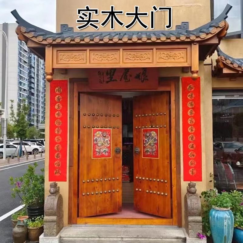 ✅东阳木雕中式实木隔断花格仿古门窗镂空屏风隔断客厅遮挡背景墙