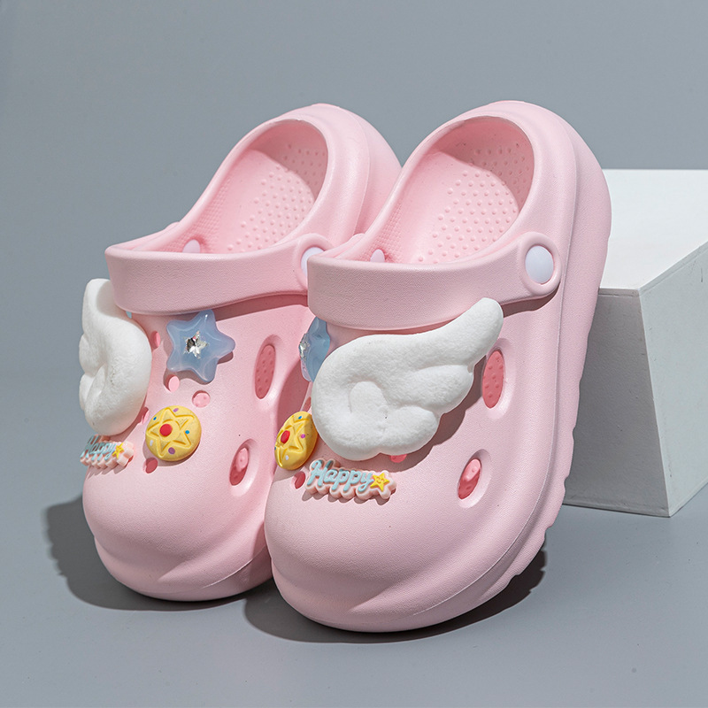 Children's Slippers, Summer Clogs for Boys and Girls, Cute Cartoon Angel Design, Non-Slip, Soft Feel, Beach Sandals Children's Slippers, Summer Clogs for Boys and Girls, Cute Cartoon Angel Design, Non-Slip, Soft Feel, Beach Sandals