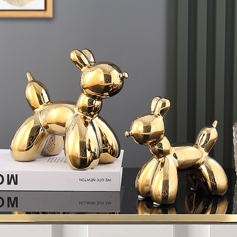 세라믹 도금 벌론 개 페어 골드