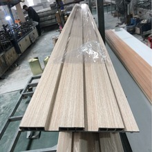 195*12双筋长城板长城板PVC生态木wpc竹木纤维格栅板flutedpanel