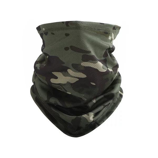 Camouflage scarf outdoor climbing hiking scarf sun protection wicking breathable mesh quick-drying scarf bikini in stock