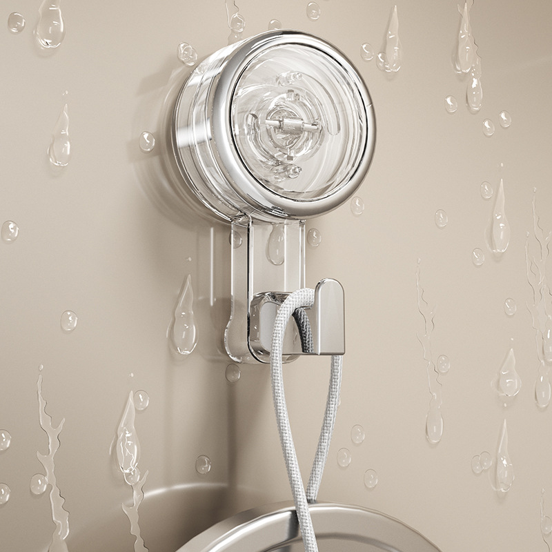 Gancho de ventosa giratorio sin perforación, fuerte soporte de carga, vacío sin costuras, baño de cocina, baño, toalla, gancho adhesivo detrás de la puerta