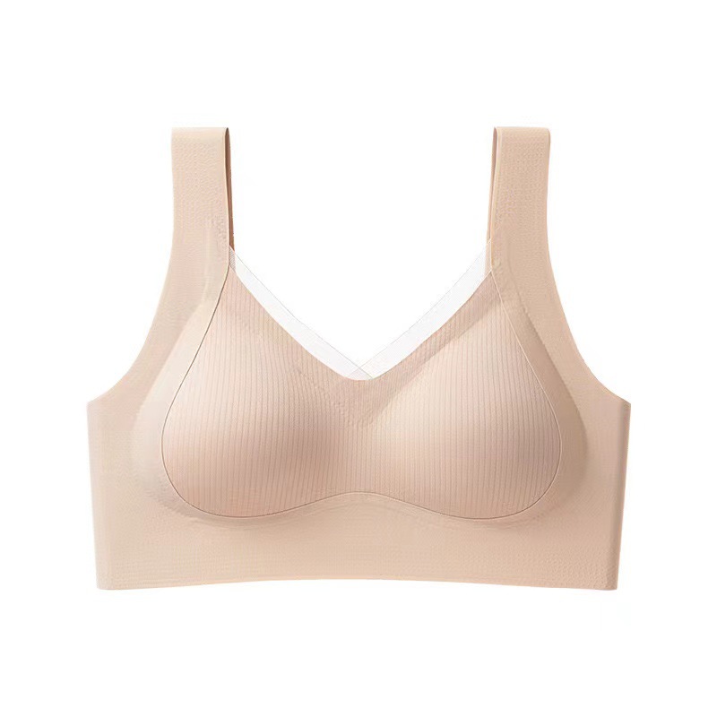 Soporte suave doble elevación camellia material interior fijo taza ropa interior de mujer cómoda anti-caída ropa interior chaleco de mujer