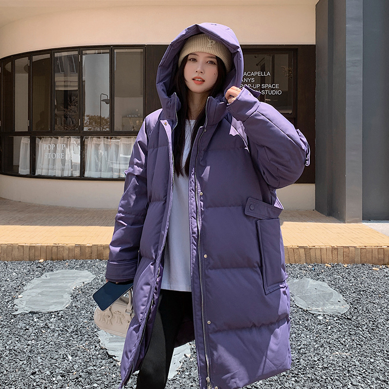 Thick Hooded Loose Pocket Padded Jacket 4