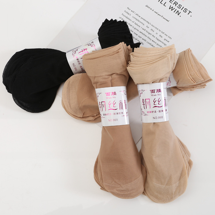 Spring and Summer Steel Wire Socks, Women's Short Stockings, Anti-Snag Stockings, Women's Stockings Manufacturers Wholesale