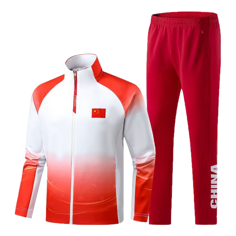 2025新款中国运动服春秋出场服体育生训练服学生运动会班服团体服|undefined