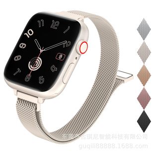 Suitable for Apple Watch Hermès Knitted Nylon Strap Apple Watch10/Se/8/7/6/5/4/3