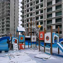 耀龙房地产泽龙百里书香PE板滑梯小区户外儿童乐园攀爬组合滑梯