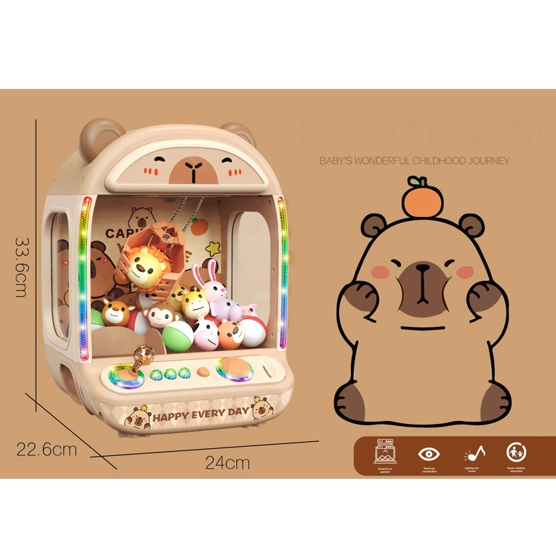 Family slot machine, small big doll, realistic toy