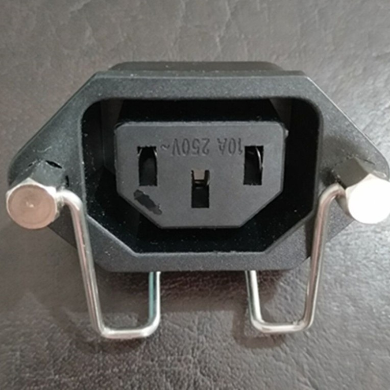 ac二合一三合一带开关充电接口三孔ac母座八字品字电源插座ac插座