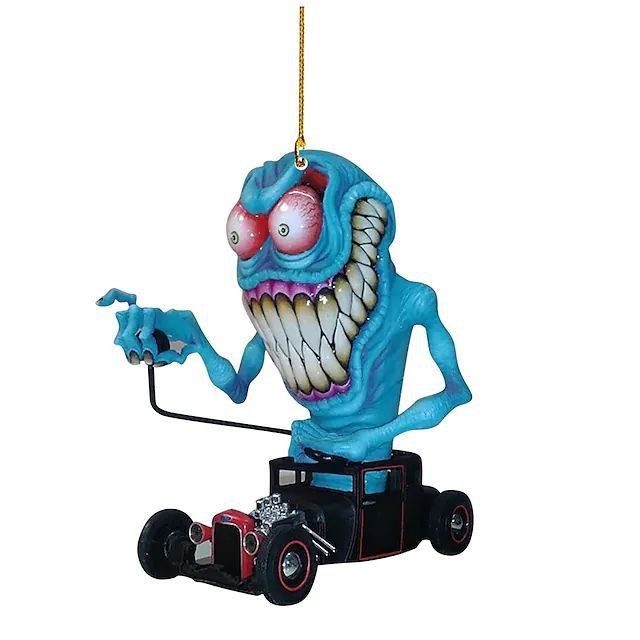 2D nuevo horror monstruo colgante acrílico automóvil transfronterizo interior colgante plano decoración del hogar colgante llavero