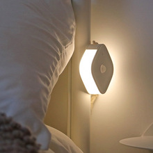 簡約SENSOR風創意人體感應燈 卧室樓道玄關LED自動感應暖光過道燈