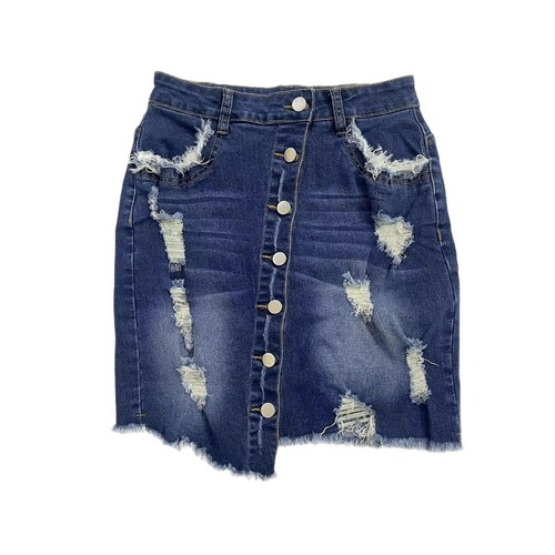 E-commerce Spring New Products Factory Direct Wholesale Denim Skirts Women Plus Size Denim Jeans Short Skirts Wide Leg