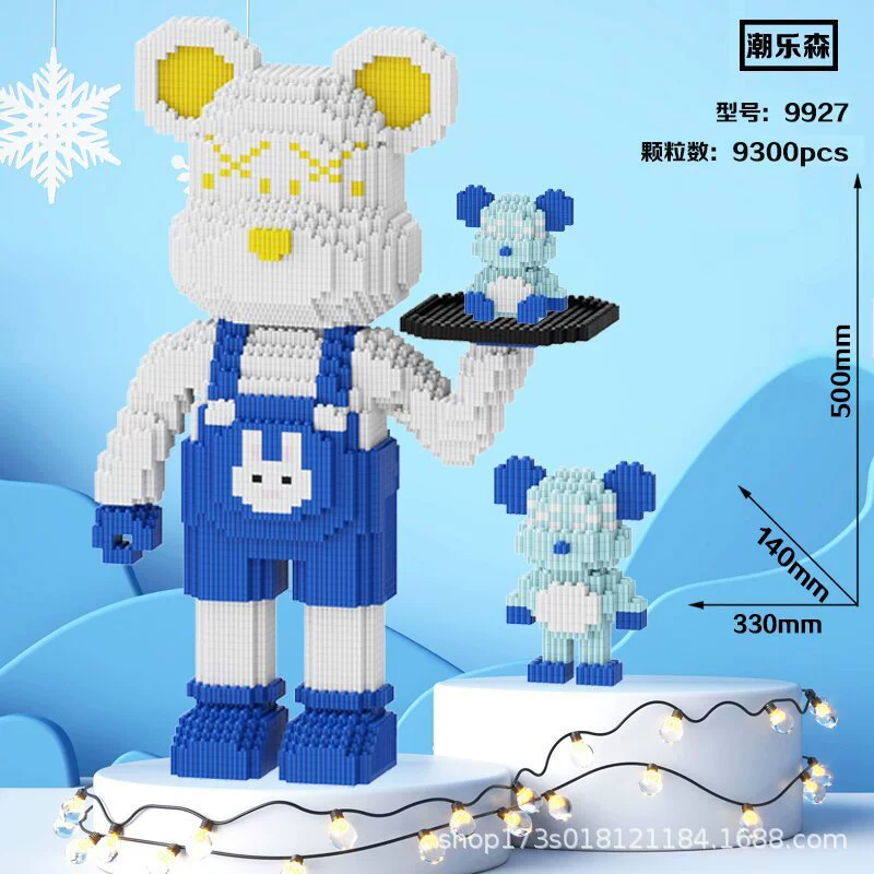 Lego large rabbit & fox constructor set (Lego) — multi-size building kits, 26–115 cm variants