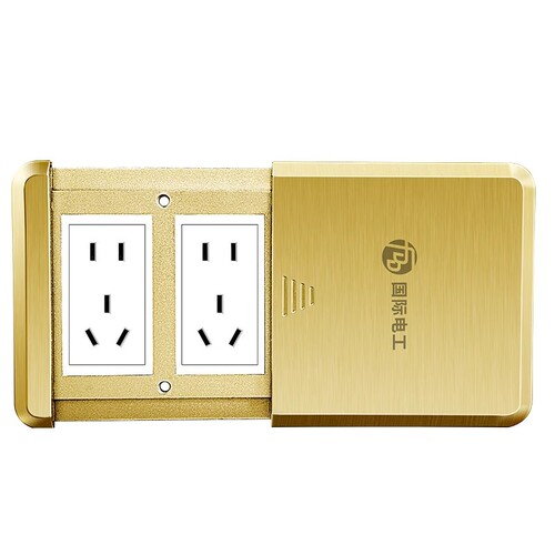 International electrician stainless steel floor plug household socket waterproof invisible floor multi-functional network flat push floor plug
