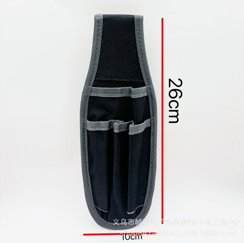 現物黒色多機能オックスフォード布工具ウエストバッグ多ポケット設計携帯修理工具収納バッグ|undefined