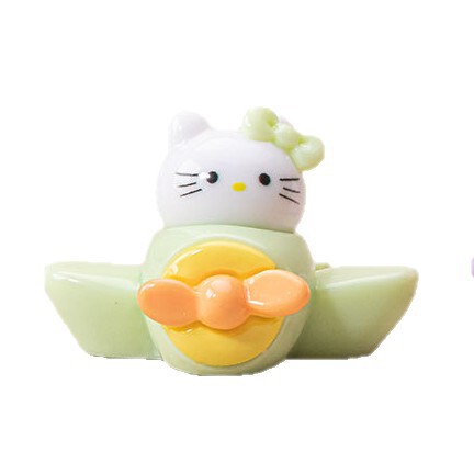 子猫飛行機 diy ジュエリークリーム接着剤携帯電話ケースヘアピンヘッドロープ樹脂アクセサリー文具箱装飾小さな装飾品|undefined
