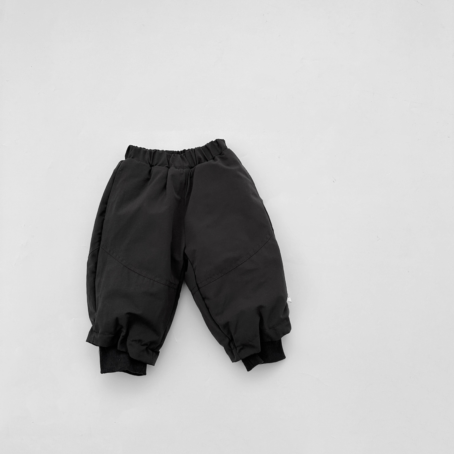 Ropa de algodón de invierno para niños coreanos, abrigo de cuello de lana a prueba de viento, chaqueta de algodón caliente para bebés