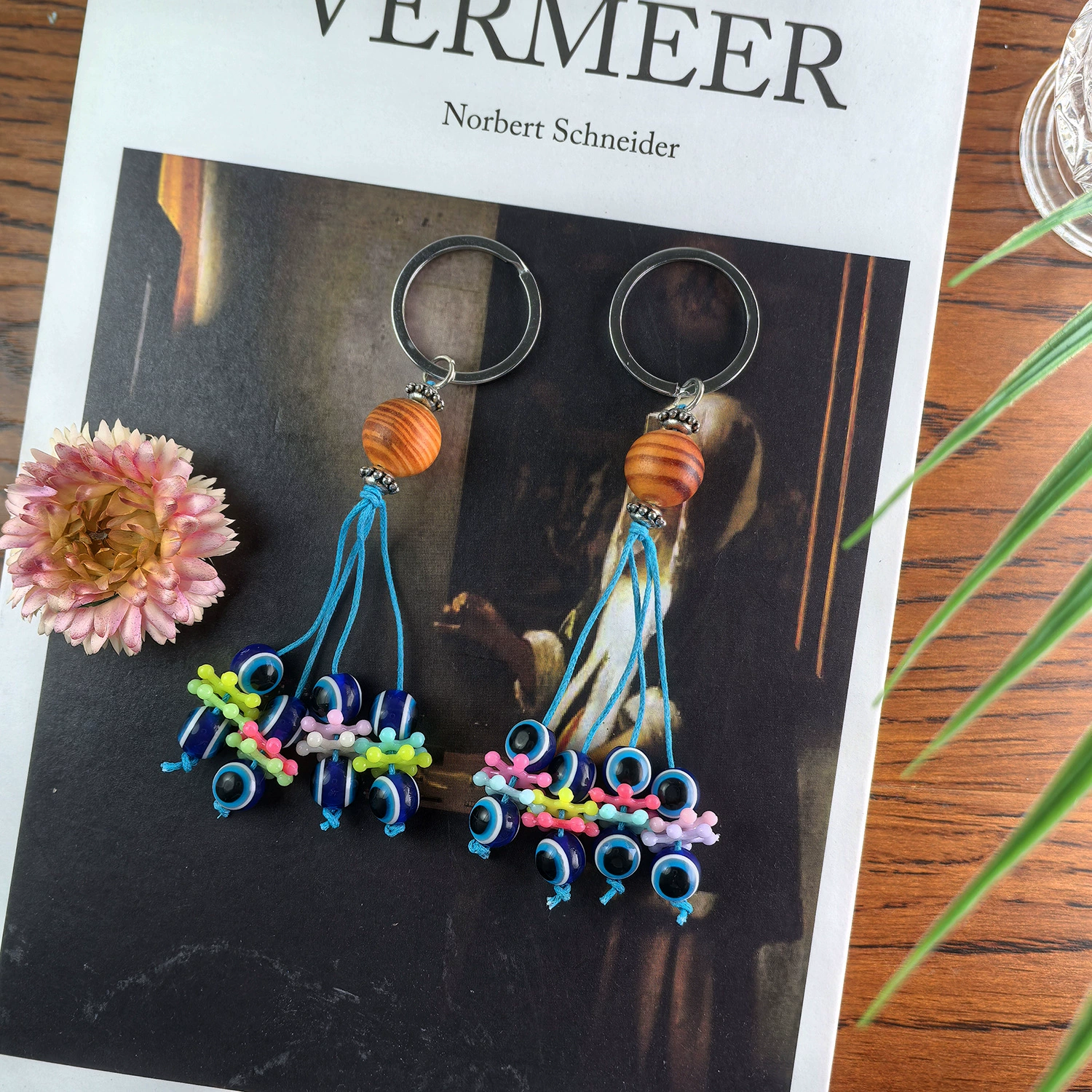 Новый брелок ручной работы «Глаз дьявола», ремешок для школьной сумки, милый рюкзак для пары, подвеска, партия