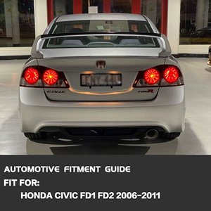 06-11 Honda Civic/Ciimo Fd1/Fd2 Arxa Fənər Yarım-Yığım Əyləc Dönmə Siqnalı Korpusu