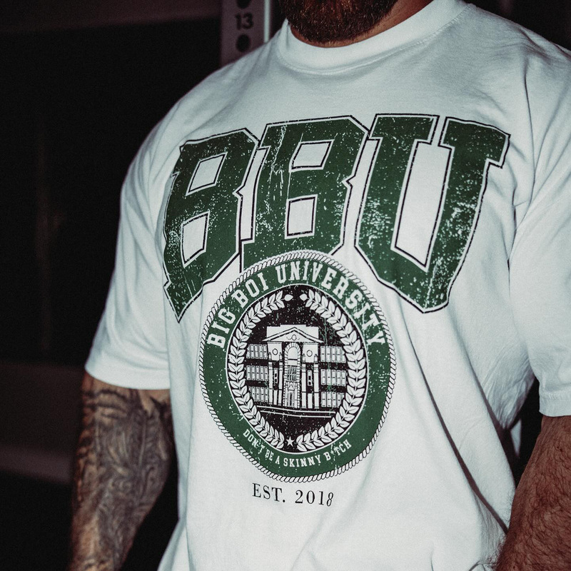 CBUM Trendy Brand 2024 New Fashion Printed Sports Fitness Training Heavy Cotton T-Shirt Men's Fitness Clothes