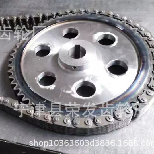 无声锰钢材质齿形链条SC302   31片节距25.4毫米每米800元