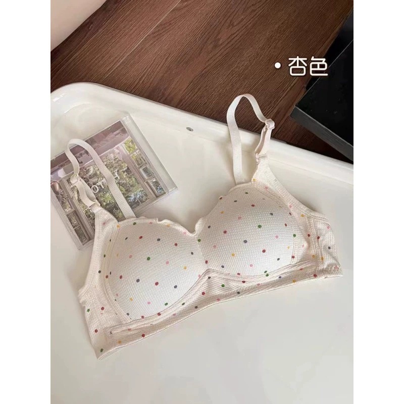 日系甜美薄款少女内衣女小胸聚拢高中学生无钢圈无痕防下垂文胸|undefined