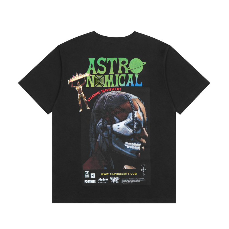 Travis Scott Cactus Jack Fortnite Fortnite Terminator Short-Sleeved T-Shirt Men
