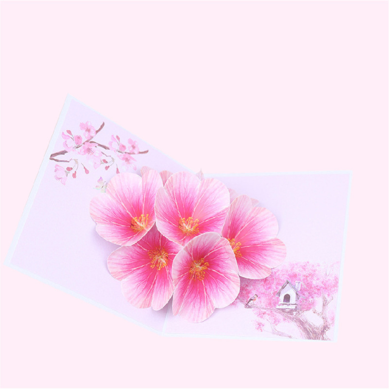 跨境3D贺卡情人节礼物母亲节教师diy送女朋友卡diy卡片立体贺卡|undefined