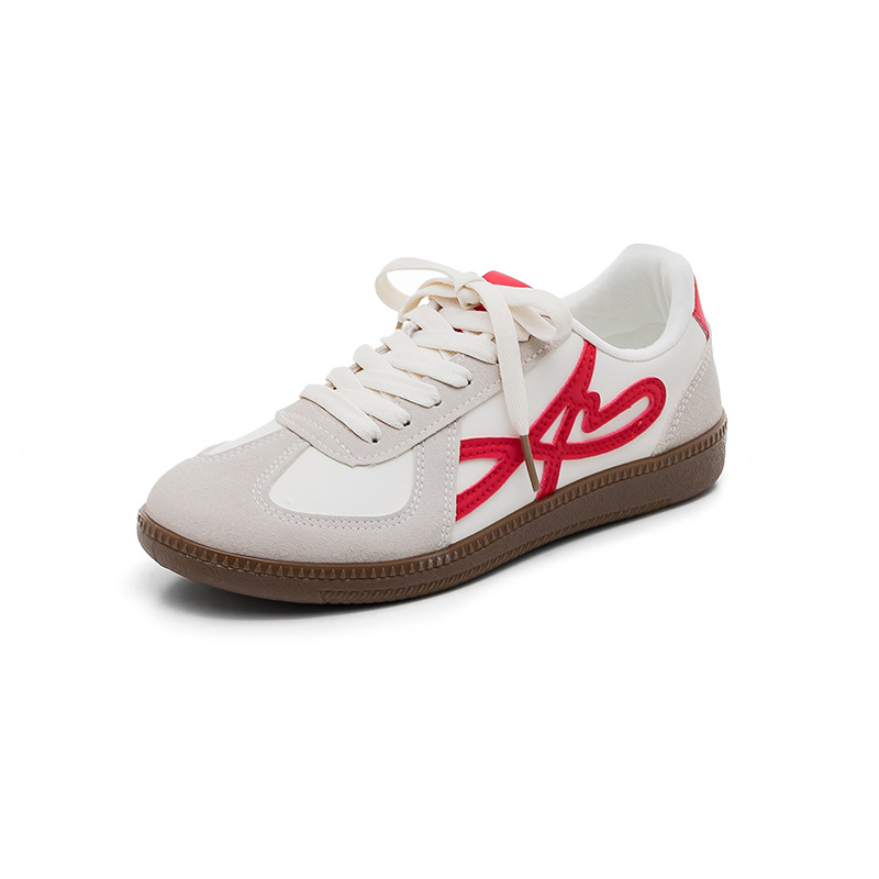 Hombres y mujeres retro plano Agande zapatos de entrenamiento de otoño nuevos zapatos casuales suaves zapatos deportivos pequeños zapatos de skate blanco F8863