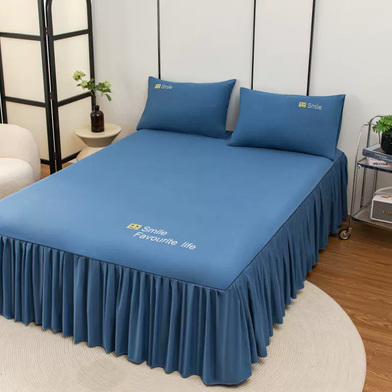 床罩床裙单件席梦思保护套床单床笠防滑保护套1.2/1.5/1.8/2.0米