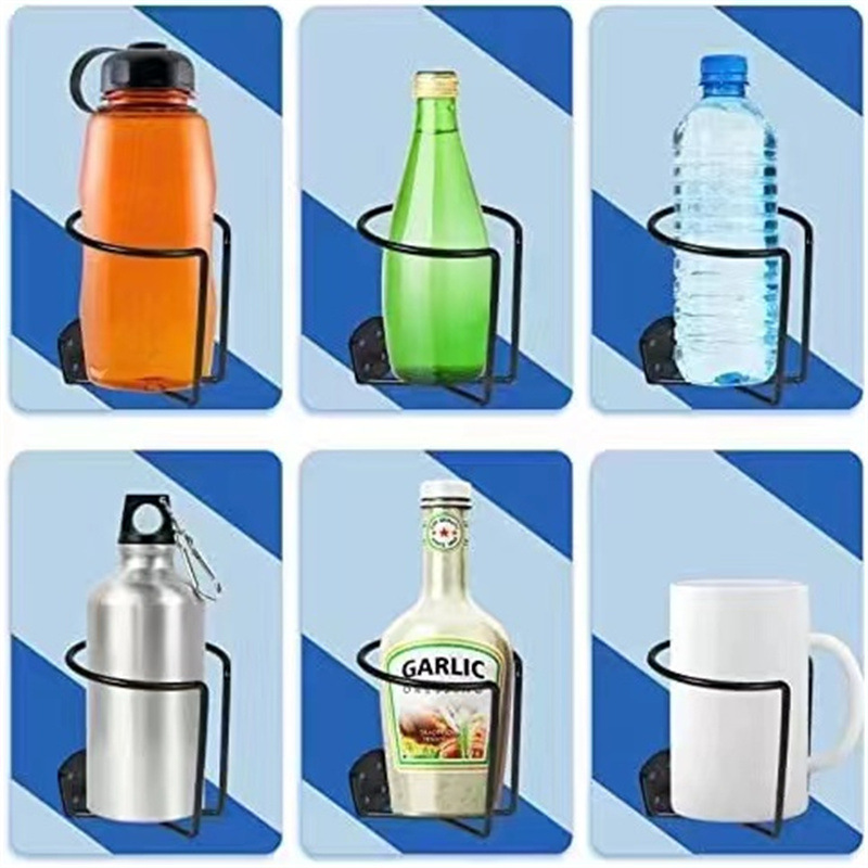 Car Car Water Cup Holder Ship RV Yacht Modified Iron Cup Holder Wall-mounted Desk Beverage Cup Holder