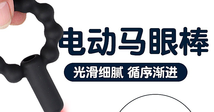 Electric Urethral Sound Stick Vibrating Horse Eye Wand for SM Play — detail image 2
