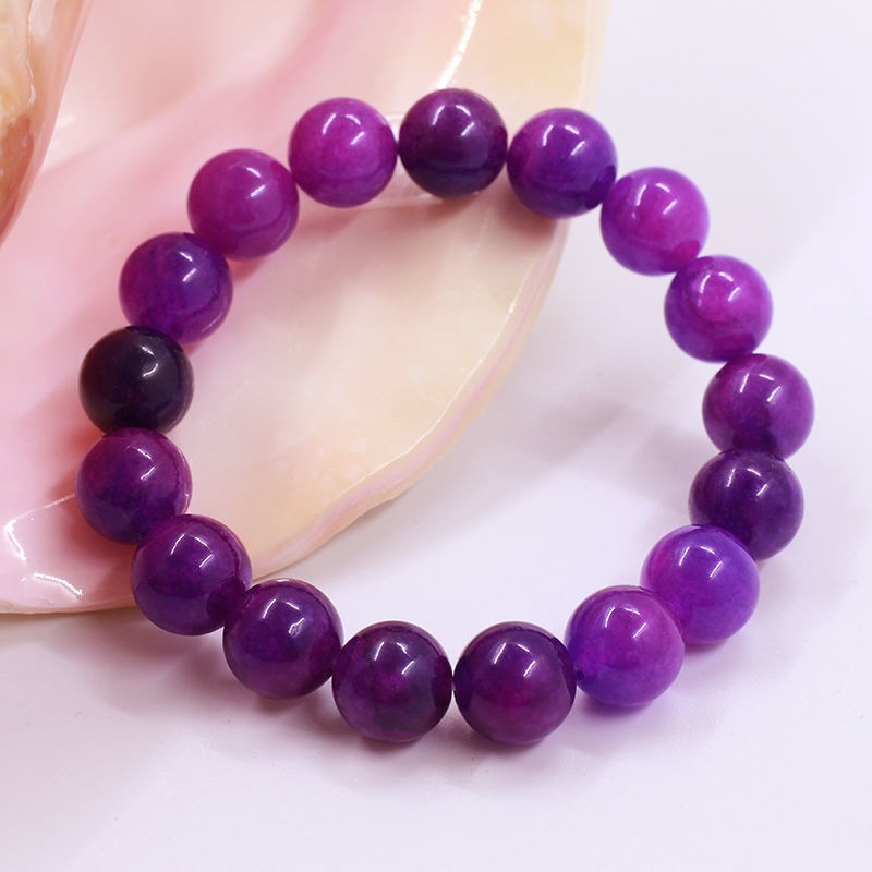 智贝主图_3合成舒俱来手链女老矿樱花皇家紫单圈手串苏纪石女